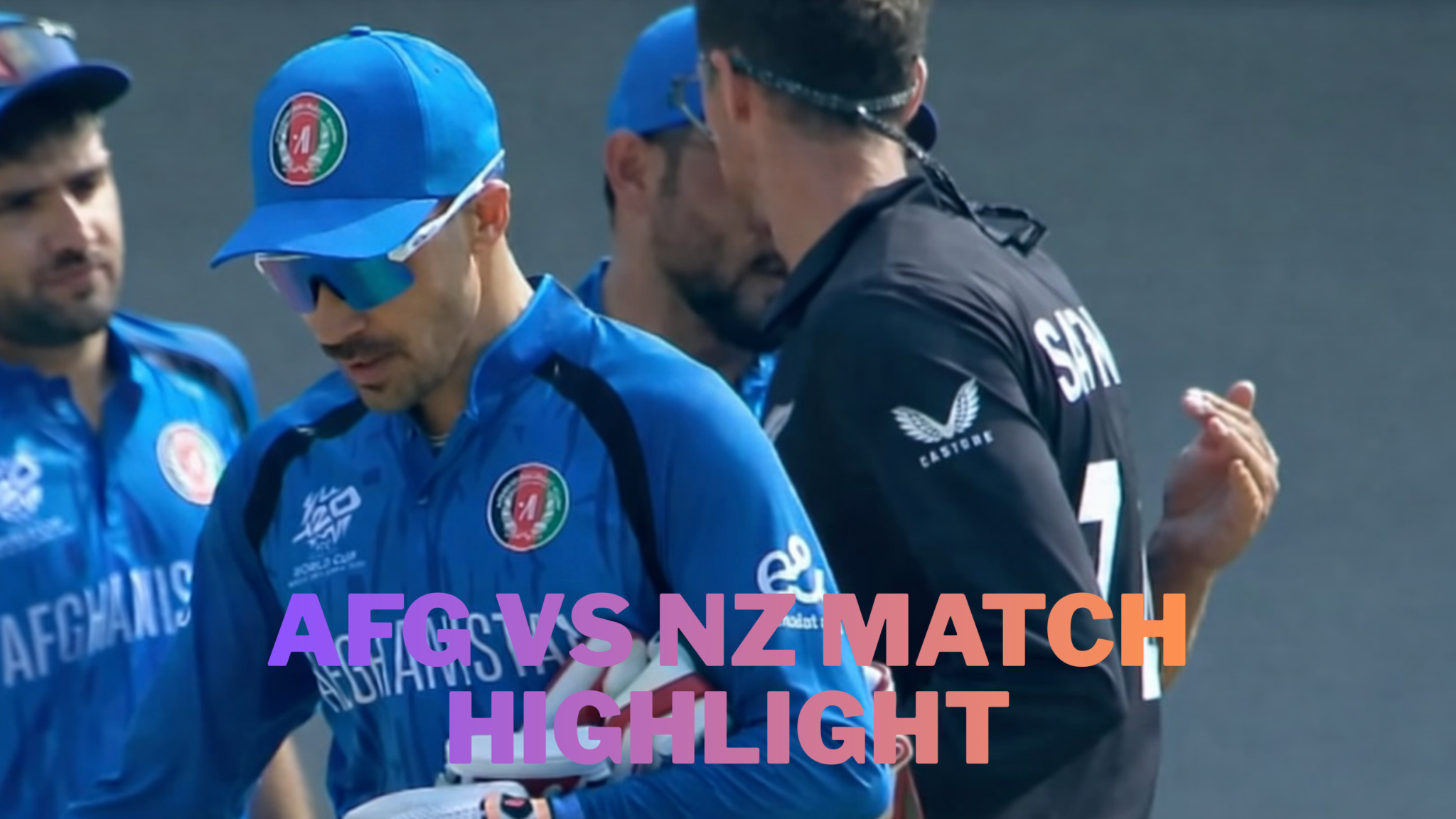 Afghanistan vs New Zealand match highlight