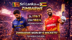 Sri Lanka vs Zimbabwe Match Result