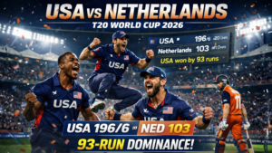 USA vs Netherlands T20 World Cup 2026