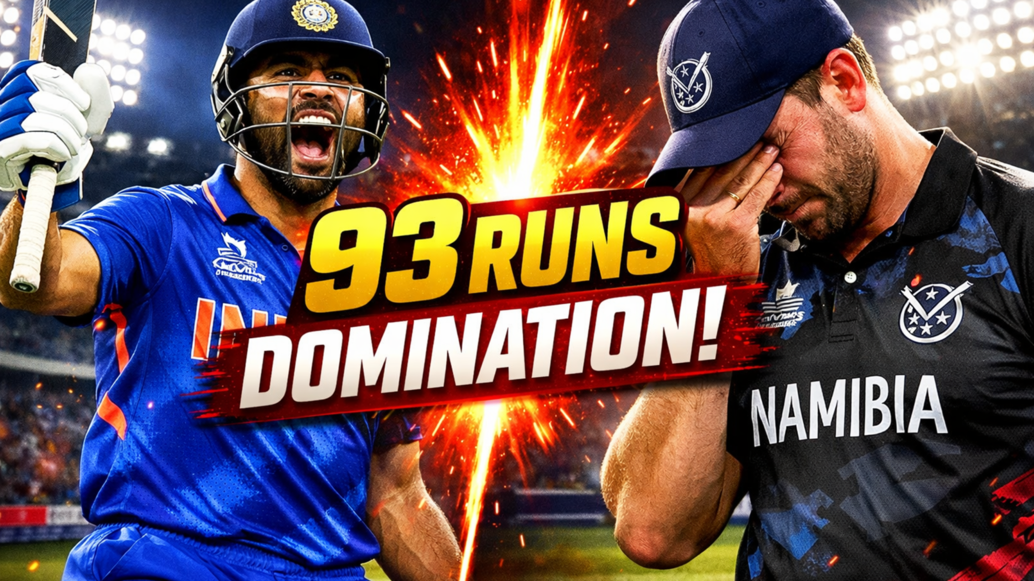 India vs Namibia Today’s Match Result