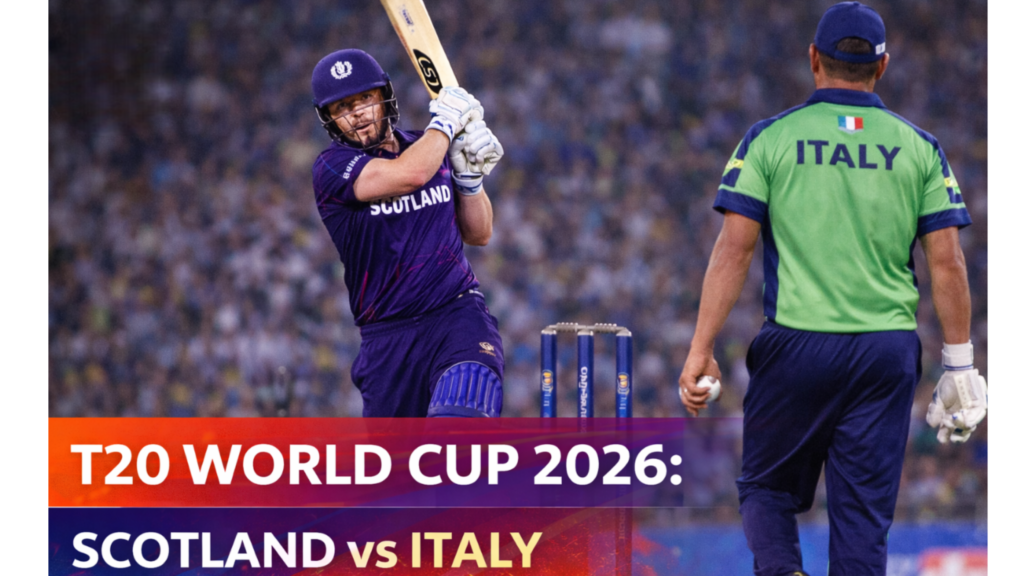 Scotland vs Italy T20 World Cup 2026