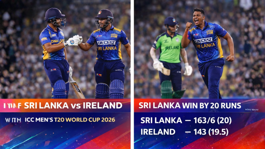 Sri Lanka vs Ireland
